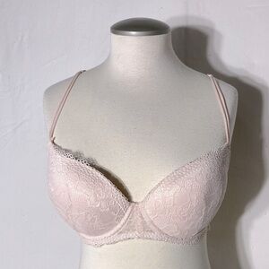 5/$25 George Light Pink Lace Bra 36D